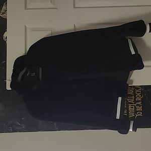 Black fluffy jacket